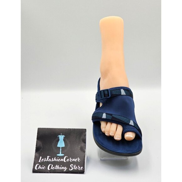 Merrell Women's Navy Blue District 3 Sandal Thong Sz 5 Flip-Flop Slip-On Sz 11 2 - Picture 15 of 16